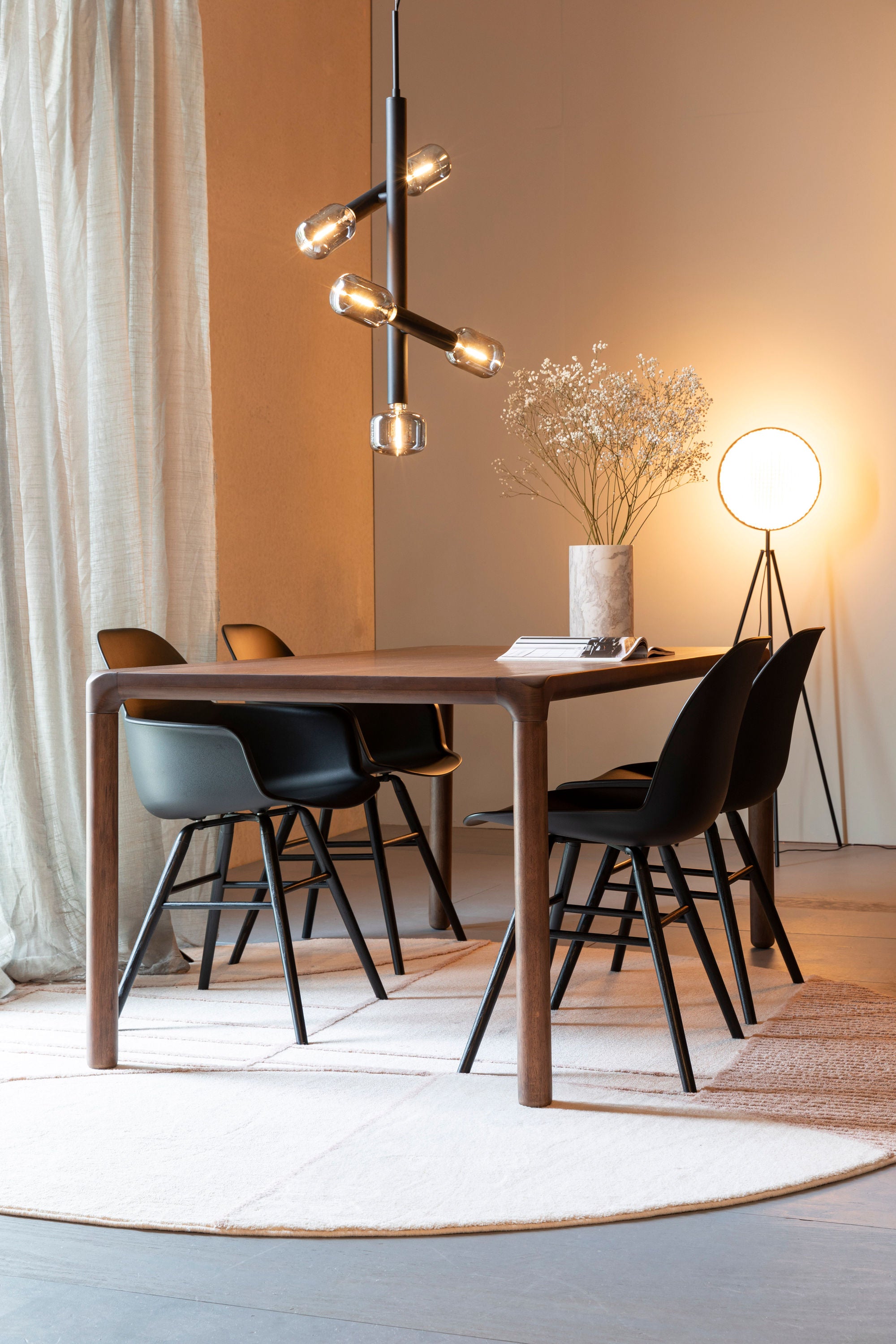 Zuiver Set of 2 Albert Kuip All Black Dining Chair